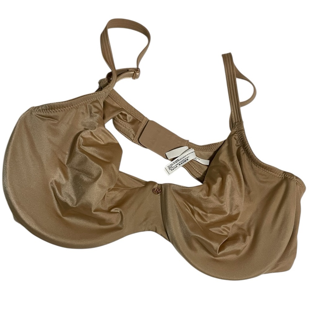 Le Mystere Evolution Unlined Bra 36D underwire nude/ tan